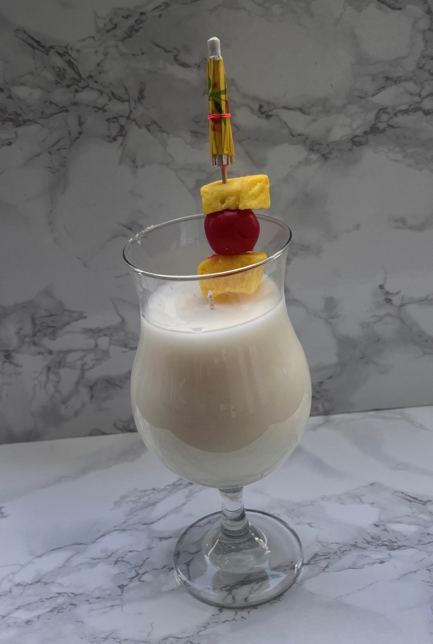 Novelty Cocktail Glass Candle